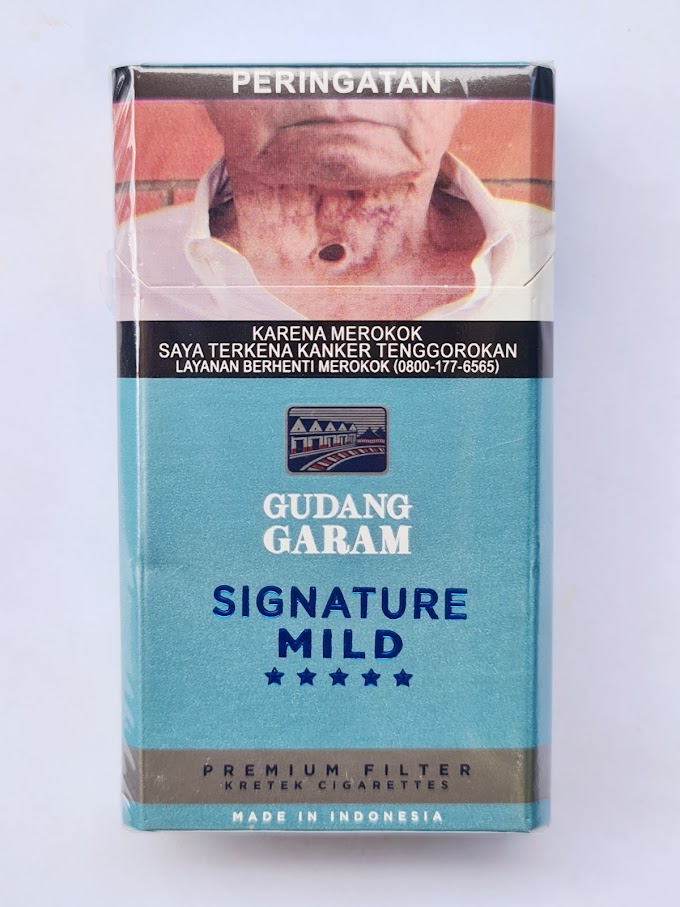 Gudang Garam Signature Mild Isi 12 Batang, Sensasi Rasa LTLN Halus Berkarakter Khas Dengan Keunggulan Diameter Batang Besar