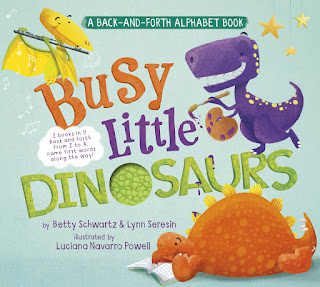 Busy Little Dinosaurs: A Back-and-Forth Alphabet Book 