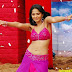 Anushka Shetty Showing Navel Show In Rain Dance