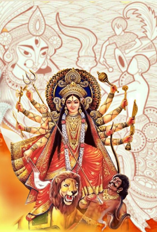 Goddess Durga 5K HD wallpapers, Mata Rani 3D images