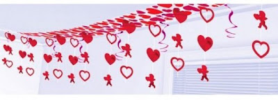Heart and Cupid Valentine Ceiling Decoration