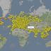  شاهد حركة الطائرات عبر العالم بالوقت الحقيقي