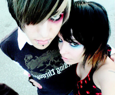 hot emo guys with snake bites and blue. hot emo guys with snake bites