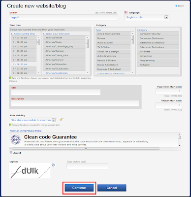 Cara Mendaftar dan Memasang Widget Histats di Blog