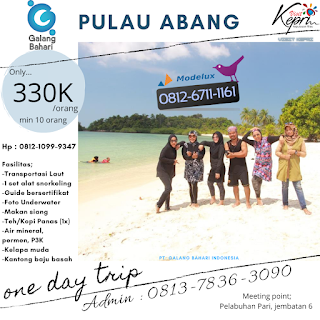 Pengalaman Snorkelling Pulau Abang dengan Wisata Galang Bahari Tour Travel 0812-6711-1161