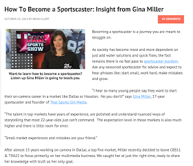 How to be a sportscaster, how to become a sportscaster, WorkInSports.Com