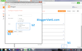 Chỉnh hiện thị Mục Xem Nhiều của Template Blogger Wap Web BloggerVietZ