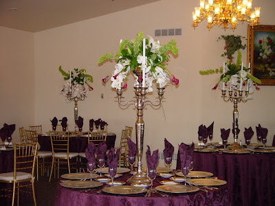 orchid centerpieces for
