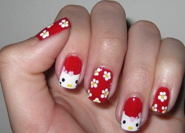 Uñas decoradas para niñas 