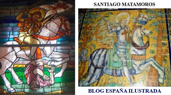 santiago matamoros mosaico vidriera