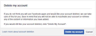 حذف حساب فيسبوك نهائيا delete Facebook account