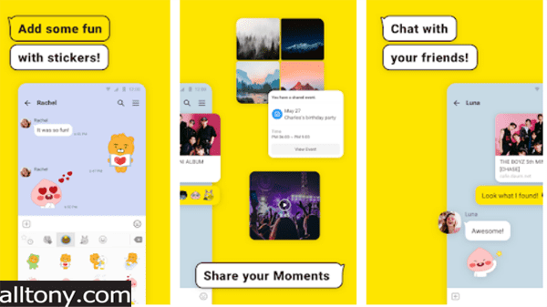 تحميل تطبيق كاكاوا توك كاكاوتوك KakaoTalk للأيفون والأندرويد APK