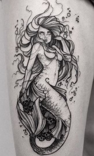 58 tatuagens de sereia que vão deixar vocês inspiradas!