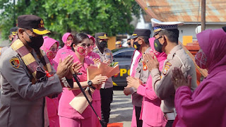 Kunjungi Polsek Somba Opu, Ini Penegasan Kapolres Gowa Kepada Personelnya