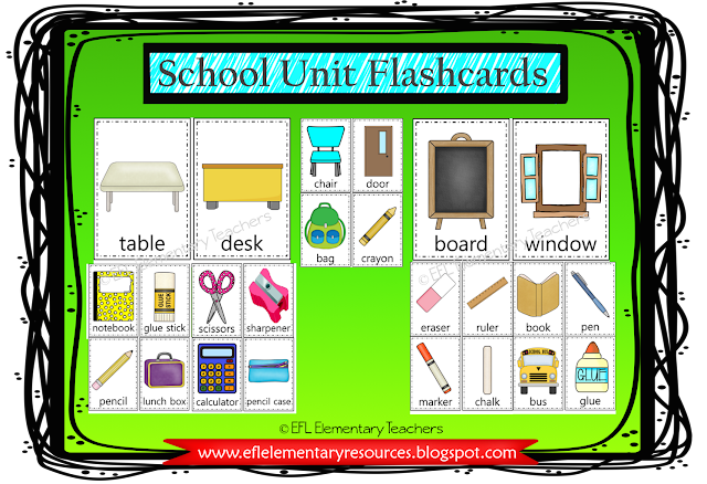 School Unit flashcards