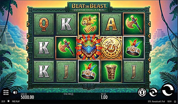 Main Gratis Slot Indonesia - Beat The Beast Quetzalcoatl's Trial (Thunderkick)