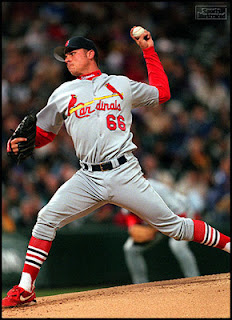 Rick Ankiel, St. Louis Cardinals, pitcher, throwing, yips