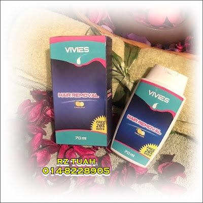 vivies hair removal cream buang bulu instant