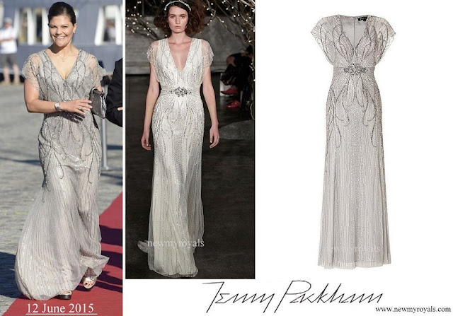 Crown Princess Victoria wore JENNY PACKHAM Gown