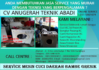 Service Mesin Cuci Daerah Bambe Gresik 