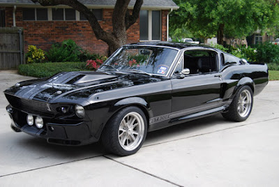 Old Ford Mustangs