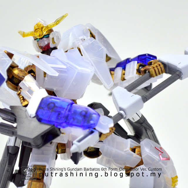 HGIBO 1/144 Gundam Barbatos 6th Form Clear Color Ver. Custom by Putra Shining