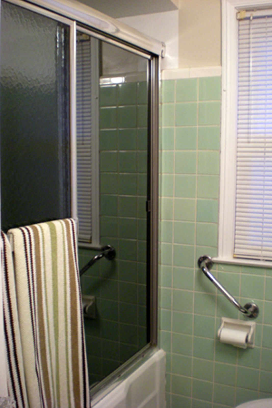 bathroom shower replacement The Shower Doors. We thought about getting new doors. The dark, tinted 