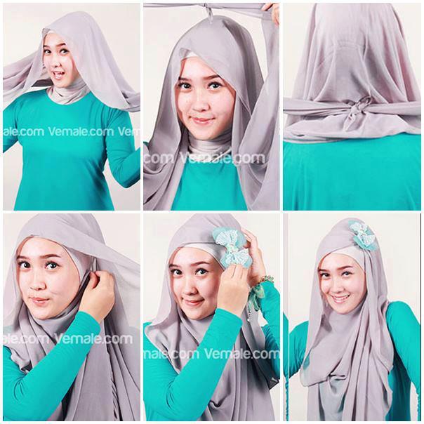  Cara Memakai Hijab Segi Empat Modis Dan Praktis Tutorial 