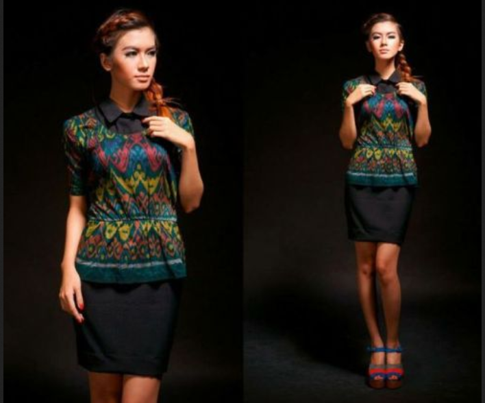 26+ Model Baju Kerja Endek Bali Wanita, Yang Populer!