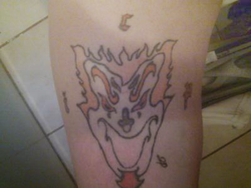 Free art juggalo tattoo designs for men