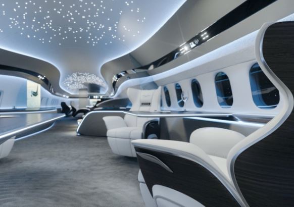 BBJ MAX 7 interior