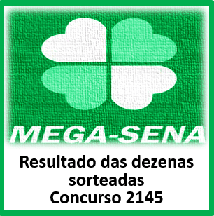 Sorteio 2145 resultado da mega sena