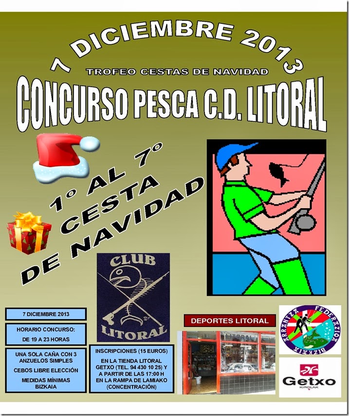 CONCURSO A4 PESCA LITORAL 2013