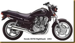 HONDA CB 750 F2 NIGHTHAWK 1992 - 1997