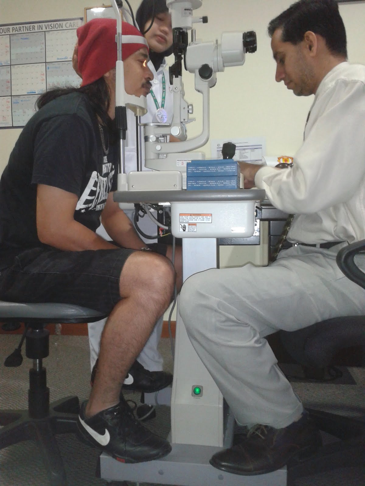 Foto zaza: hospital mata Tun Hussien Onn - monthly eye check
