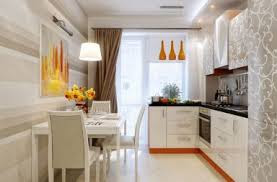 Minimalist Kitchen and dining room interior design