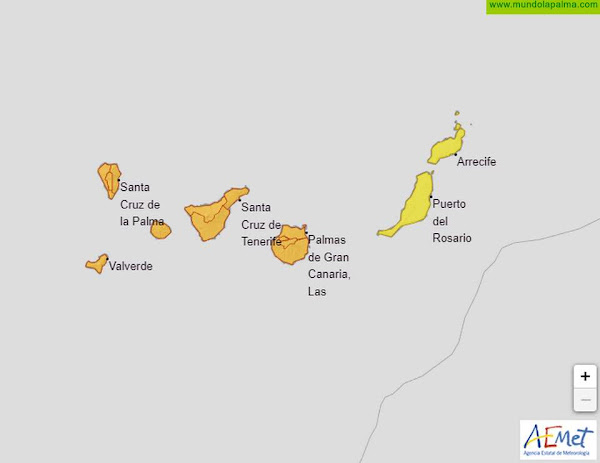 El Gobierno de Canarias declara la situación de Alerta Máxima por Lluvias, Vientos, Tormentas e Inundaciones Pluviales en Canarias