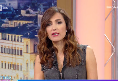 Caterina Balivo coscr gonna jeans