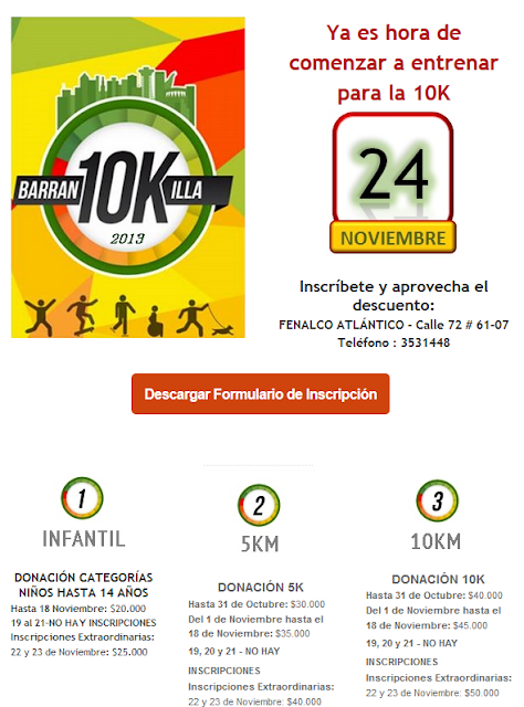 Barranquilla 10K 2013‏