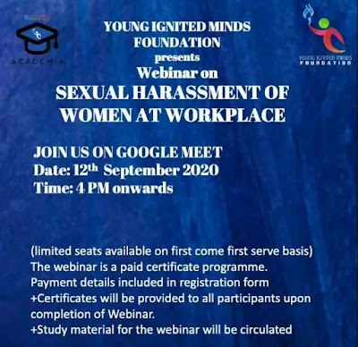 Sexual Harassment of women at workplace by YIMF