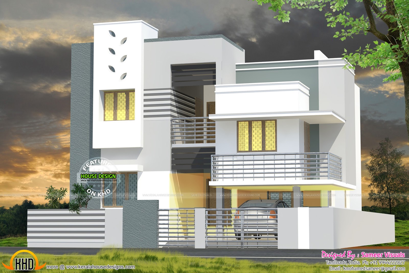 Modern house design - 3000 sq-ft | Kerala home design | Bloglovin' - Modern house design - 3000 sq-ft