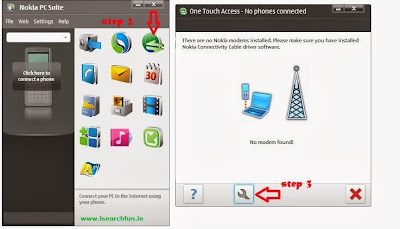 How to Connect Computer to the Internet Using NOKIA Pc suite Image