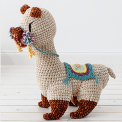 Alpaca a crochet patrón gratis