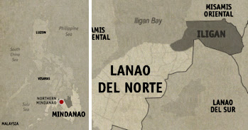 Iligan City Location Map