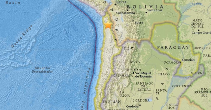 FUERTE SISMO EN CHILE de magnitud 5.3 (Hoy Viernes 3 Agosto 2018) Terremoto Temblor Epicentro - Camiña - Arica - Parinacota - Tarapacá - Antofagasta - ONEMI - www.onemi.cl