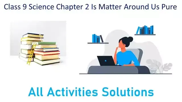 Class 9 Science  All Activities Chapter 2 Is Matter Around Us Pure