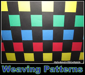 photo of: Weaving Project as Exploration of Math Patterns