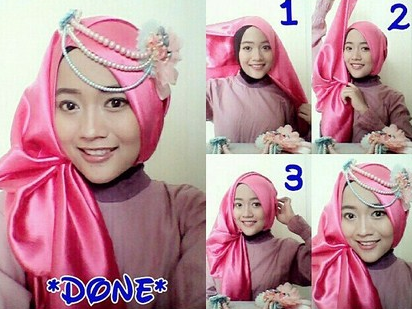 Aneka Tutorial Cara Memakai Jilbab Modern Bahan Satin Kumpulan Contoh
Kreasi Hijab Modern