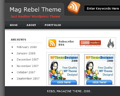 rabel magazine style new blogger template