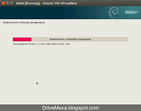 DriveMeca instalando Debian Jessie paso a paso